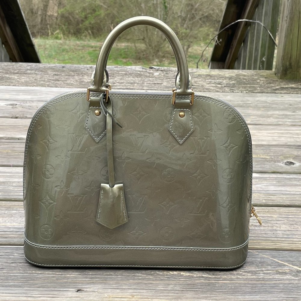 Louis Vuitton Bag VERNIS Alma PM Rose Florentin Mo - Picture 3 of 14